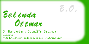 belinda ottmar business card